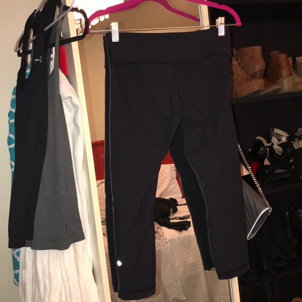 Lulu crop high rise
